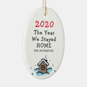 2020年おもしろいパンデミック・クリスマス セラミックオーナメント (右)