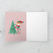 2020年が延期された |クリスマス |トイレ紙穴 シーズンカード (内部)