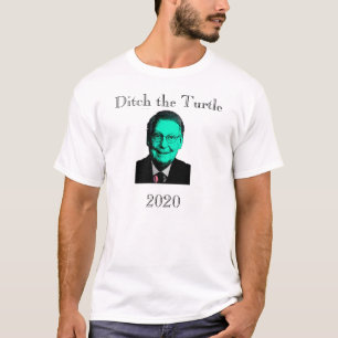 2020年にウミガメ(ミッチ·マコネル)を見捨てる Tシャツ
