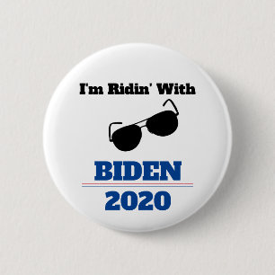 2020年にバイデン氏と 缶バッジ