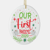 2020年に初めて覚えるパンデミック セラミックオーナメント (右)