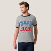 2020年に私を目覚めさせて下さい -- アンチ切札のデザイン- - Politi Tシャツ (正面フル)