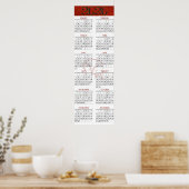 2020年ねずみの年カレンダー ポスター (キッチン)