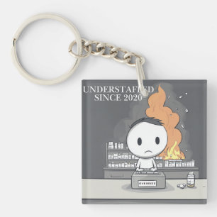 2020年のおもしろい薬局テクノロジー以来の人手不足 キーホルダー