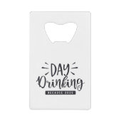 2020年のために飲む日 クレジットカード栓抜き (正面)