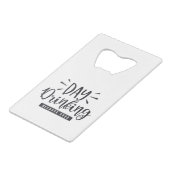 2020年のために飲む日 クレジットカード栓抜き (正面アングル)