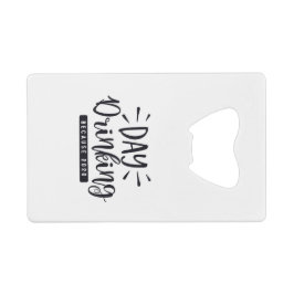 2020年のために飲む日 クレジットカード栓抜き