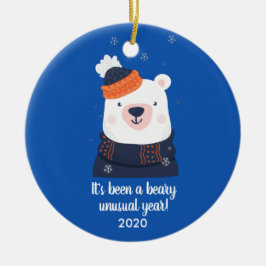 2020年のクリスマスおもしろいを祝う奇年 セラミックオーナメント