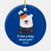 2020年のクリスマスおもしろいを祝う奇年 セラミックオーナメント (裏面)