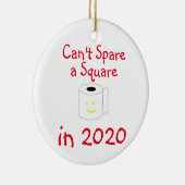 2020年のクリスマスに広場を確保できない セラミックオーナメント (右)