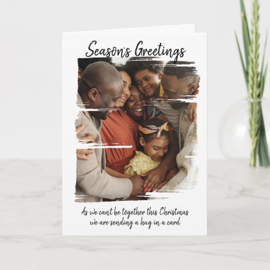 2020年のクリスマスのカードのハグ カード (正面)