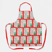 2020年のクリスマスを思い出す エプロン (正面)
