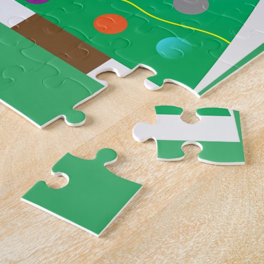 2020年のクリスマスを思い出す ジグソーパズル (側面)