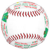2020年のクリスマスを思い出す ソフトボール (正面)