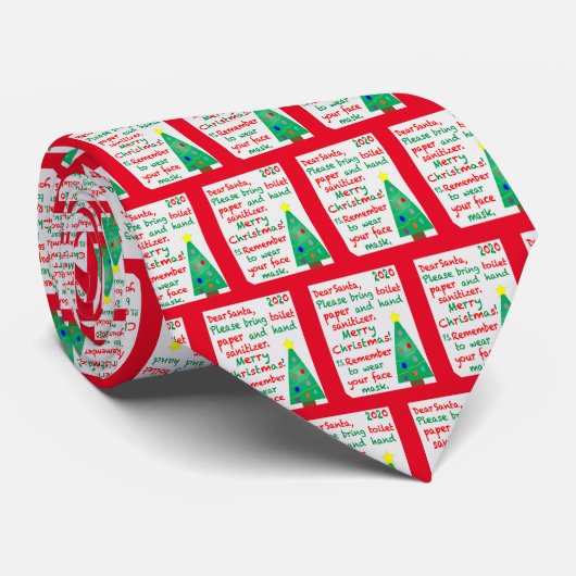 2020年のクリスマスを思い出す ネクタイ (ロール)