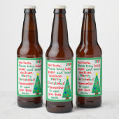 2020年のクリスマスを思い出す ビールラベル (ボトル)