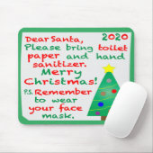 2020年のクリスマスを思い出す マウスパッド (マウス)