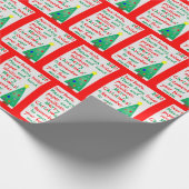 2020年のクリスマスを思い出す ラッピングペーパー (角)