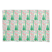 2020年のクリスマスを思い出す 枕カバー (正面)