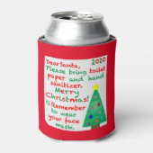 2020年のクリスマスを思い出す 缶クーラー (缶正面)