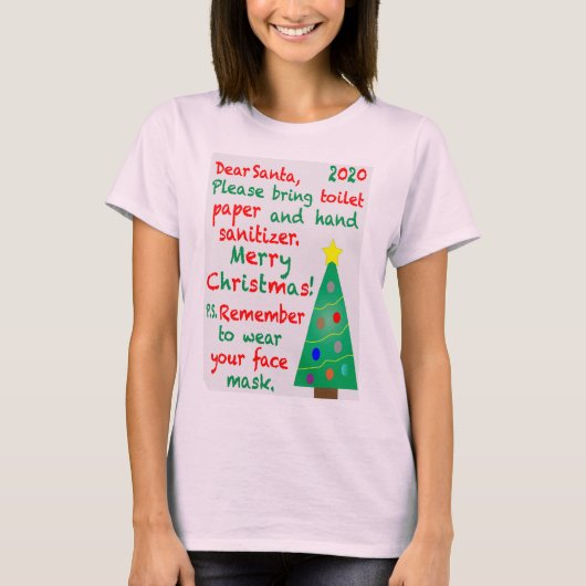 2020年のクリスマスを思い出す Tシャツ (正面)