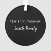 2020年のクリスマスシェアリングは素晴らしい陶芸オーナメント オーナメント (裏面)