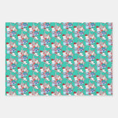 2020年のクリスマス大流行の不可欠な贈り物を思い出す ラッピングペーパーシート (正面2)