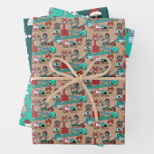 2020年のクリスマス大流行の不可欠な贈り物を思い出す ラッピングペーパーシート (インサイチュ)