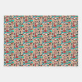 2020年のクリスマス大流行の不可欠な贈り物を思い出す ラッピングペーパーシート (正面)