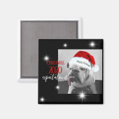 2020年のクリスマス期待、サンタ帽子のHuey。 マグネット (正面/裏面)