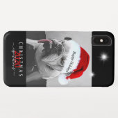 2020年のクリスマス期待、サンタ帽子のHuey。 Case-Mate iPhoneケース (裏面(横))