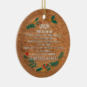 2020年のクリスマス記念品の思い出 セラミックオーナメント (右)