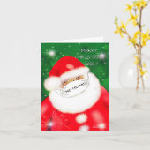 2020年のクリスマス カード (黄色い花)