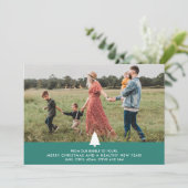 2020年のクリスマス、バブル家族の写真から シーズンカード (スタンド正面)