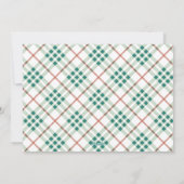 2020年のクリスマス、バブル家族の写真から シーズンカード (裏面)