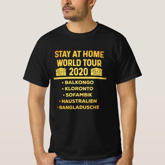 2020年のステイアトーム·ウイルスを克服 Tシャツ (正面)