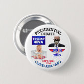 2020年のディベ大統領のクトクリーブランド(オハイオ) 缶バッジ (正面&裏面)