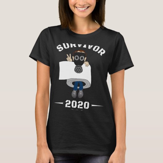 2020年のトイレ素晴らし紙不足遺族 Tシャツ (正面)