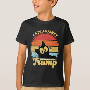 2020年のトランプおもしろいアンチ選挙戦に反対する猫 Tシャツ