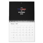 2020年のトランプの投票 カレンダー (2月 2027)