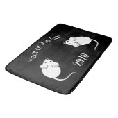 2020年のネズミ文字 バスマット (アングル)