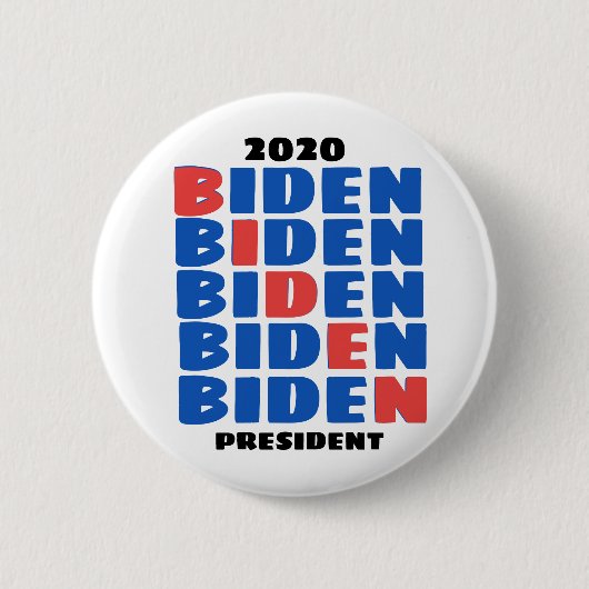 2020年のバイデン氏の大統領 缶バッジ (正面)
