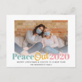 2020年のフォト・アウトおもしろいのクリスマス シーズンポストカード (正面)