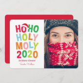 2020年のホリデーシーズン！すごい写真のカード シーズンカード (正面/裏面)