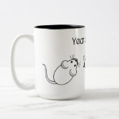 2020年のマウスの文字 ツートーンマグカップ (左)