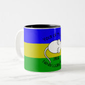 2020年のマウスの文字 ツートーンマグカップ (正面左)