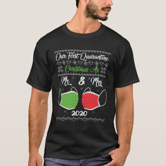 2020年のミセス・ミセスとして初の検疫クリスマス Tシャツ (正面)