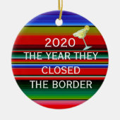 2020年のメキシコ縁ど年 セラミックオーナメント (正面)