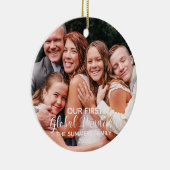 2020年の世界初のパンデミックカスタム写真 セラミックオーナメント (右)