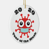 2020年の仮面 セラミックオーナメント (右)
